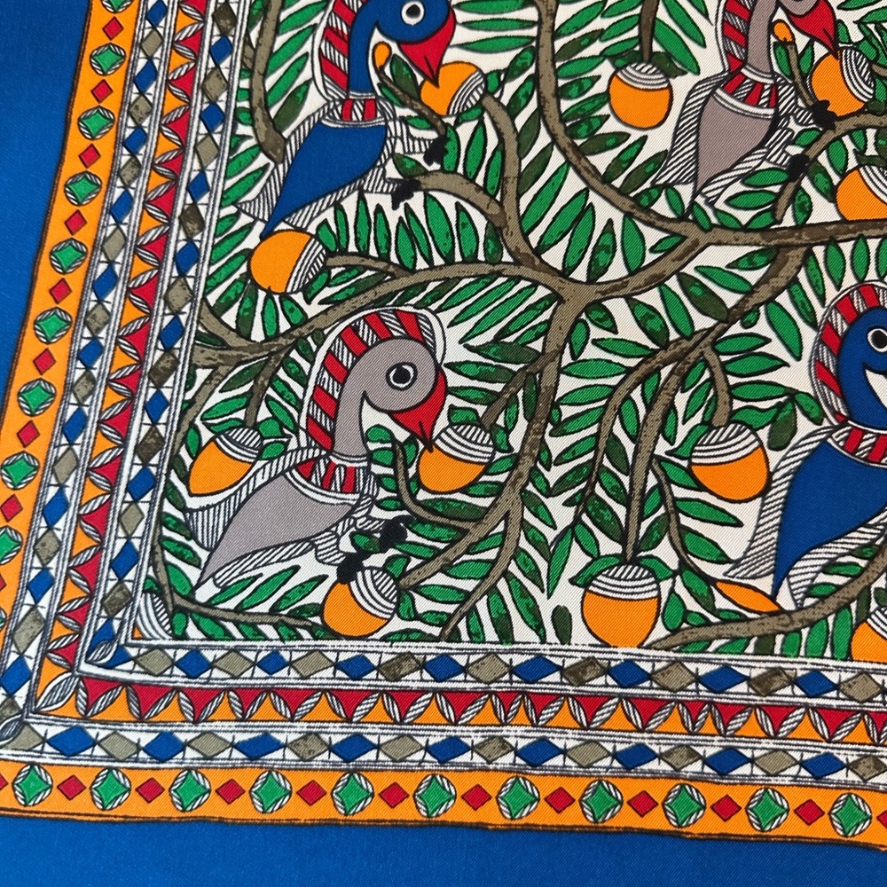 Tory Burch - Something Wild Silk Neckerchief courtesy of Green New With Tags - Picture 2 of 12